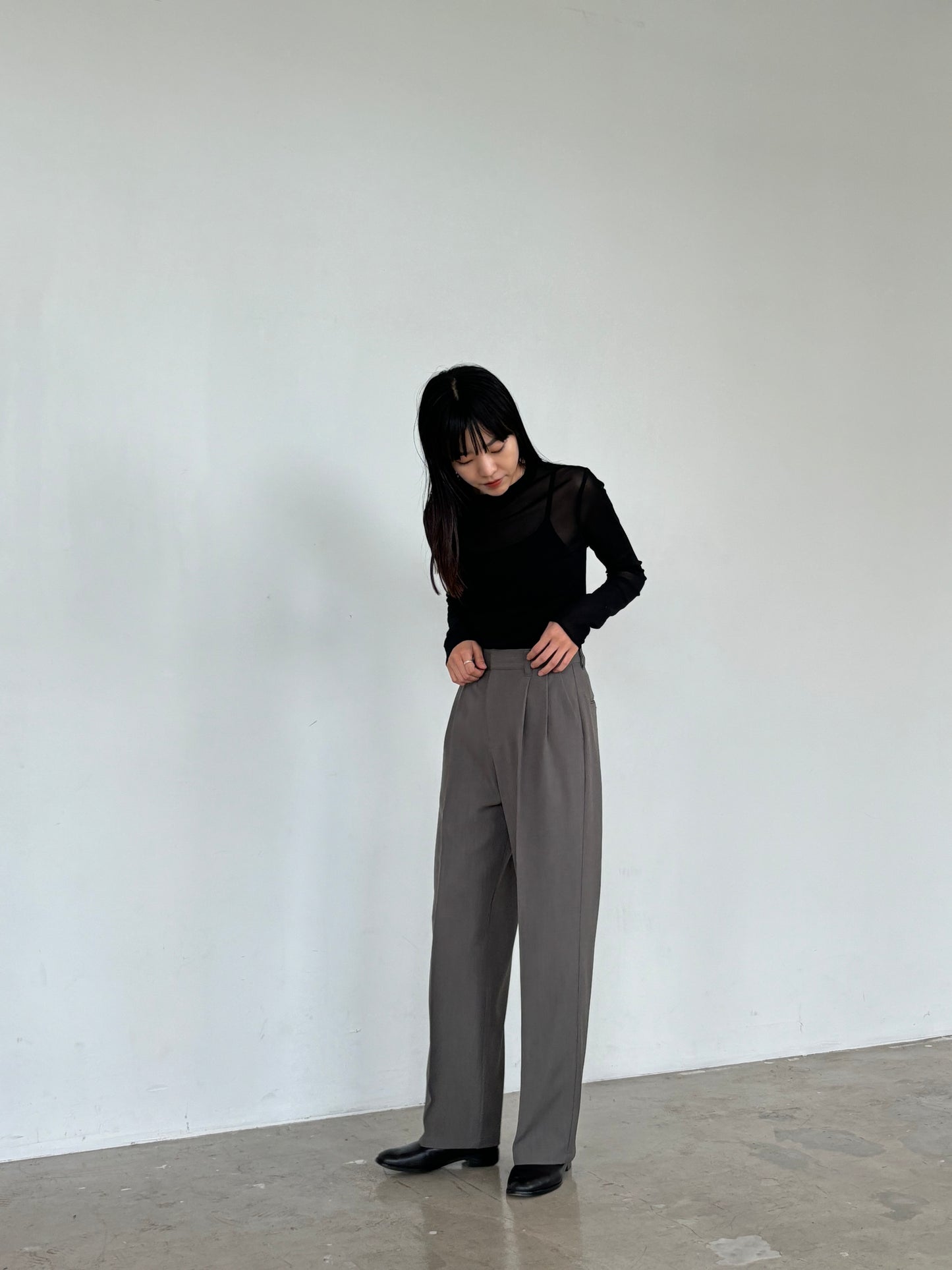 model:163cm Mサイズ着用(gray)