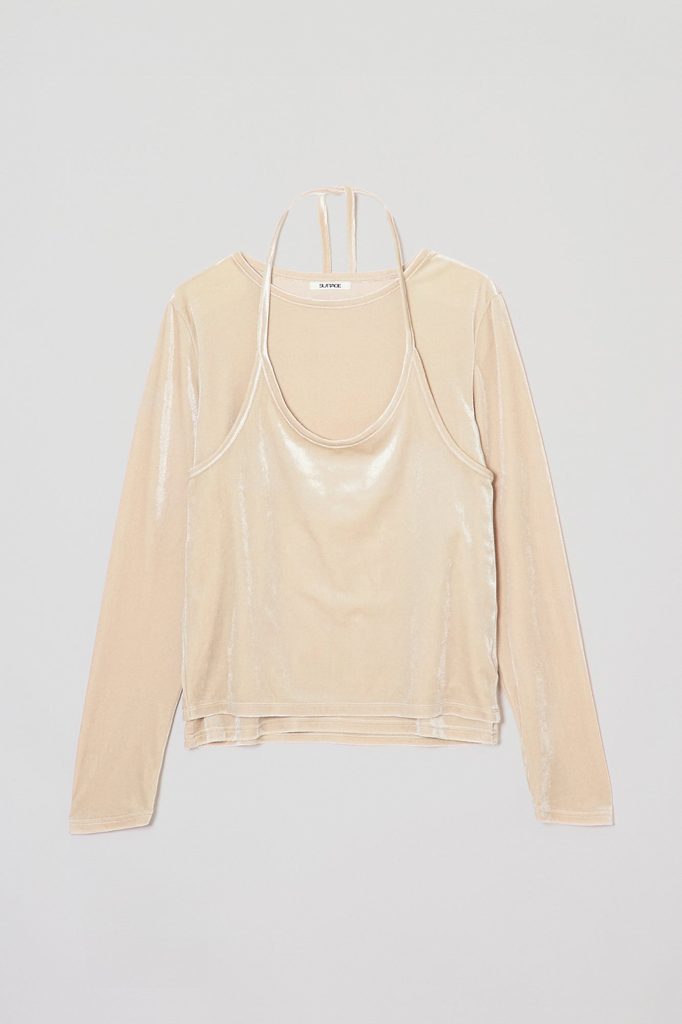 velour layered tops