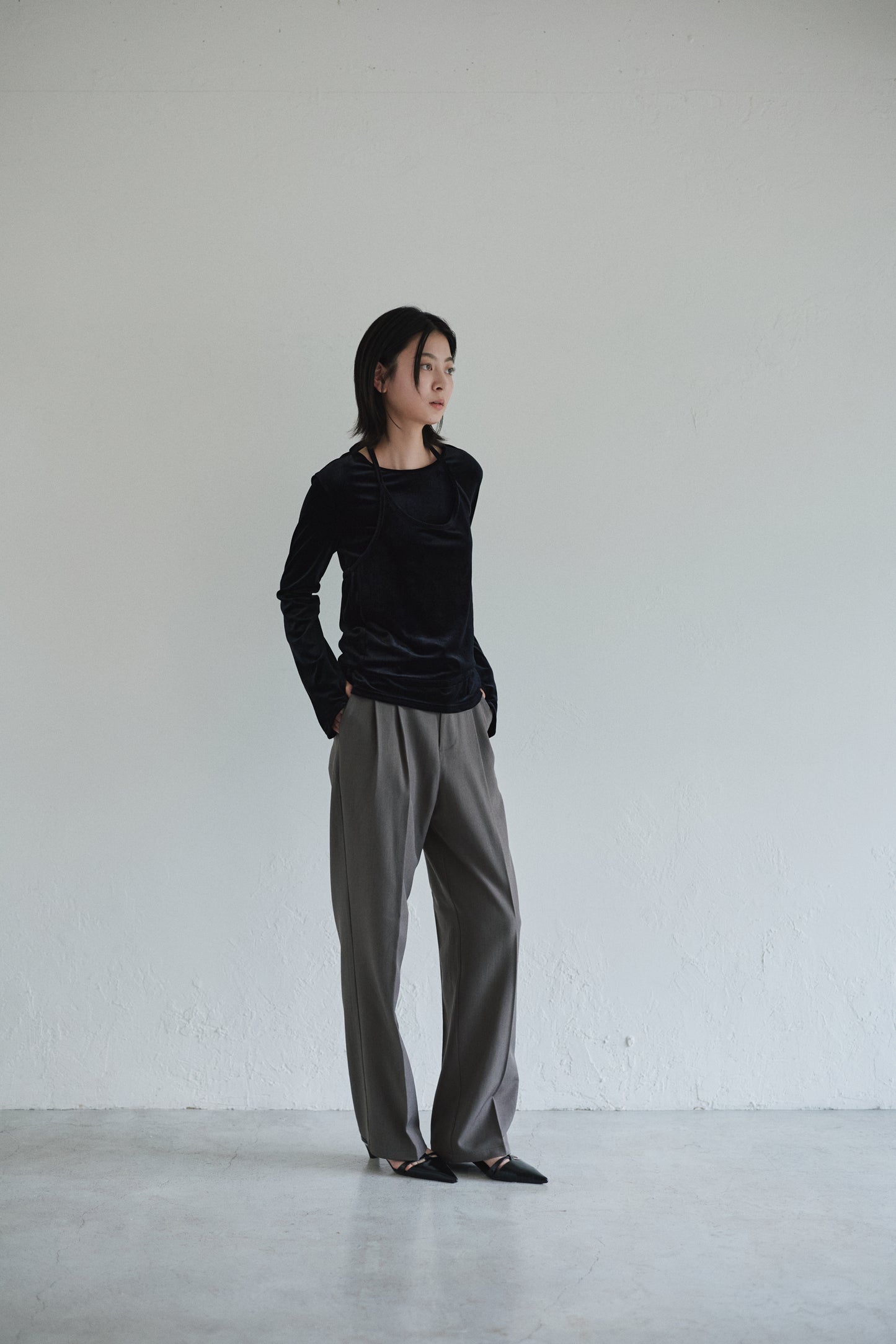 velour layered tops