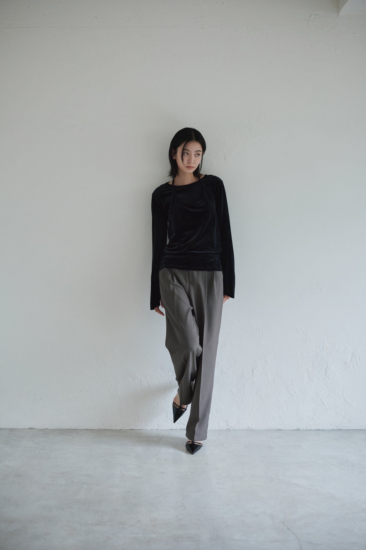 velour layered tops