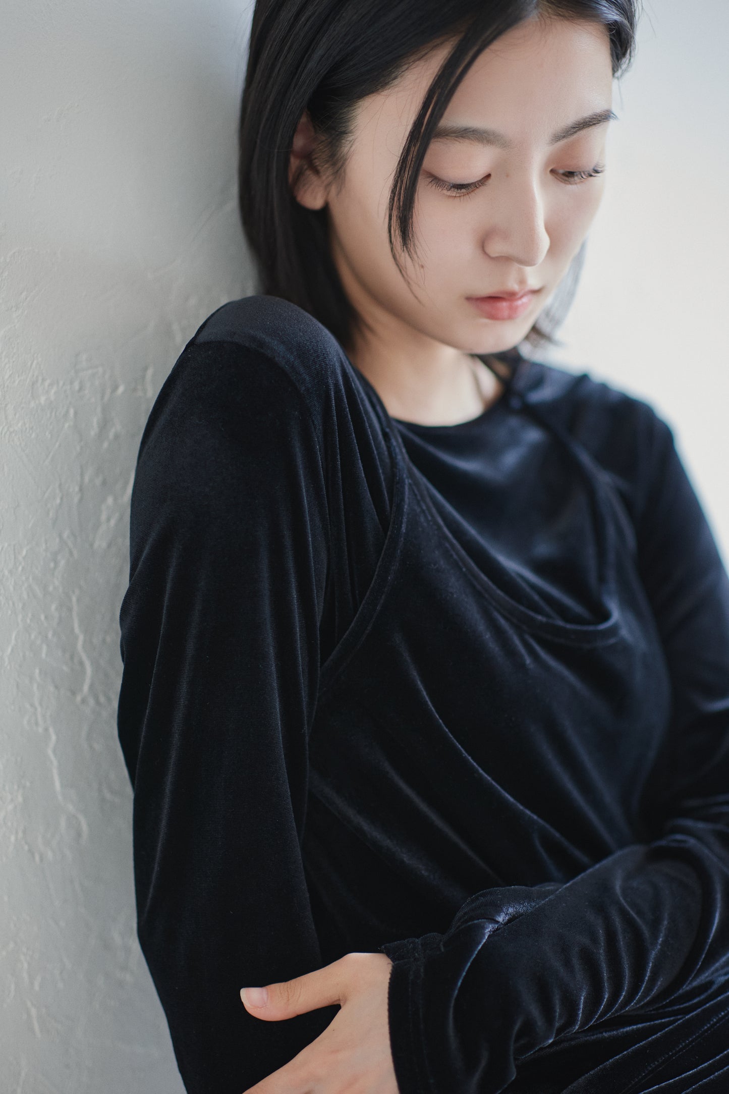 velour layered tops