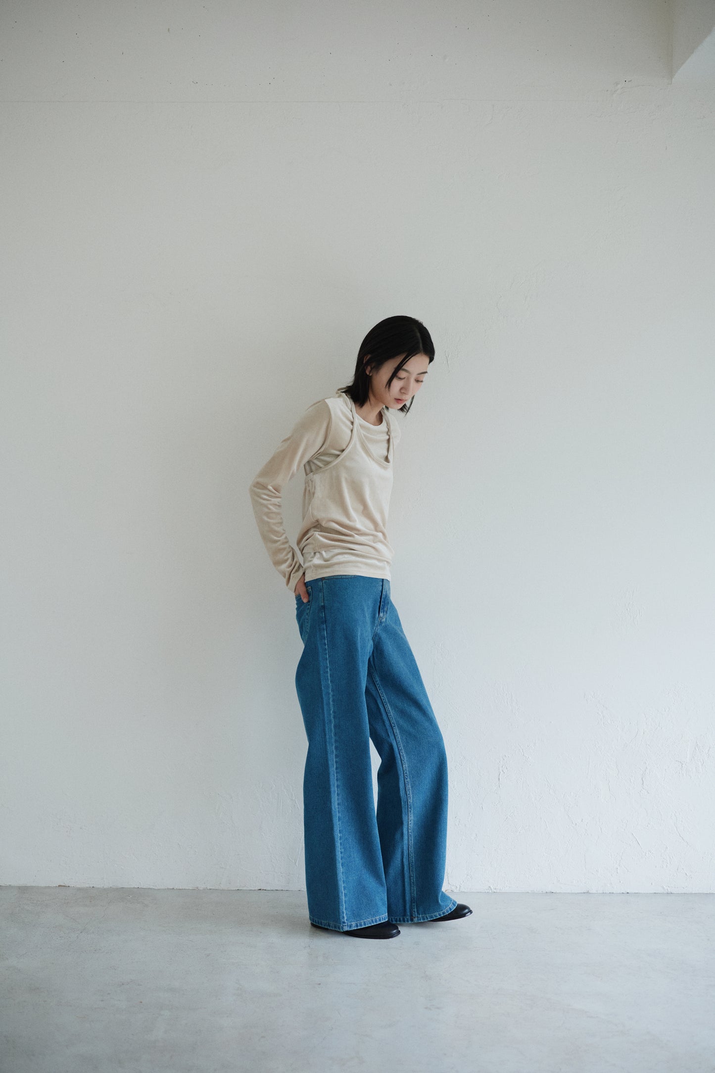 washed aging denim