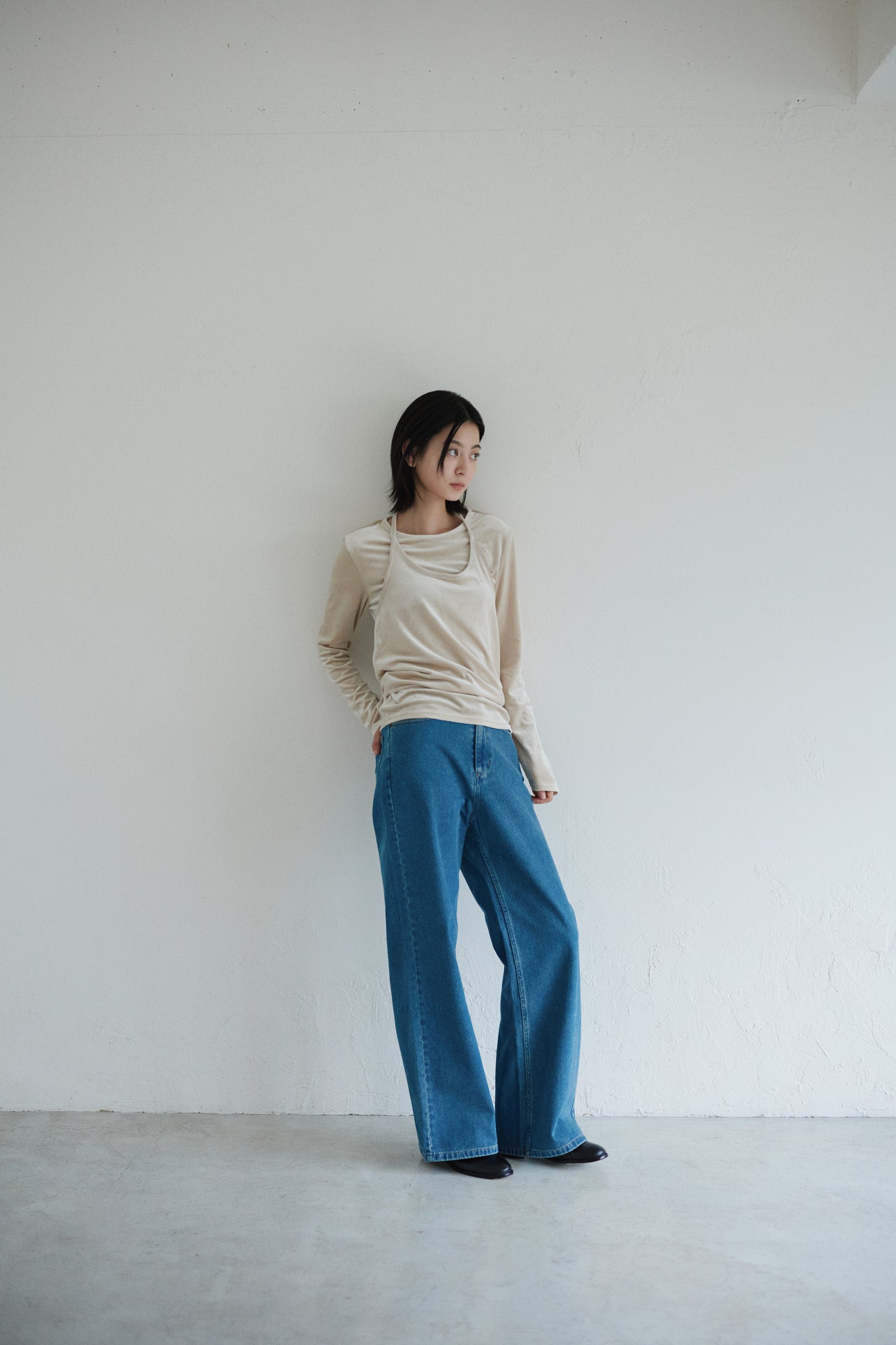 velour layered tops