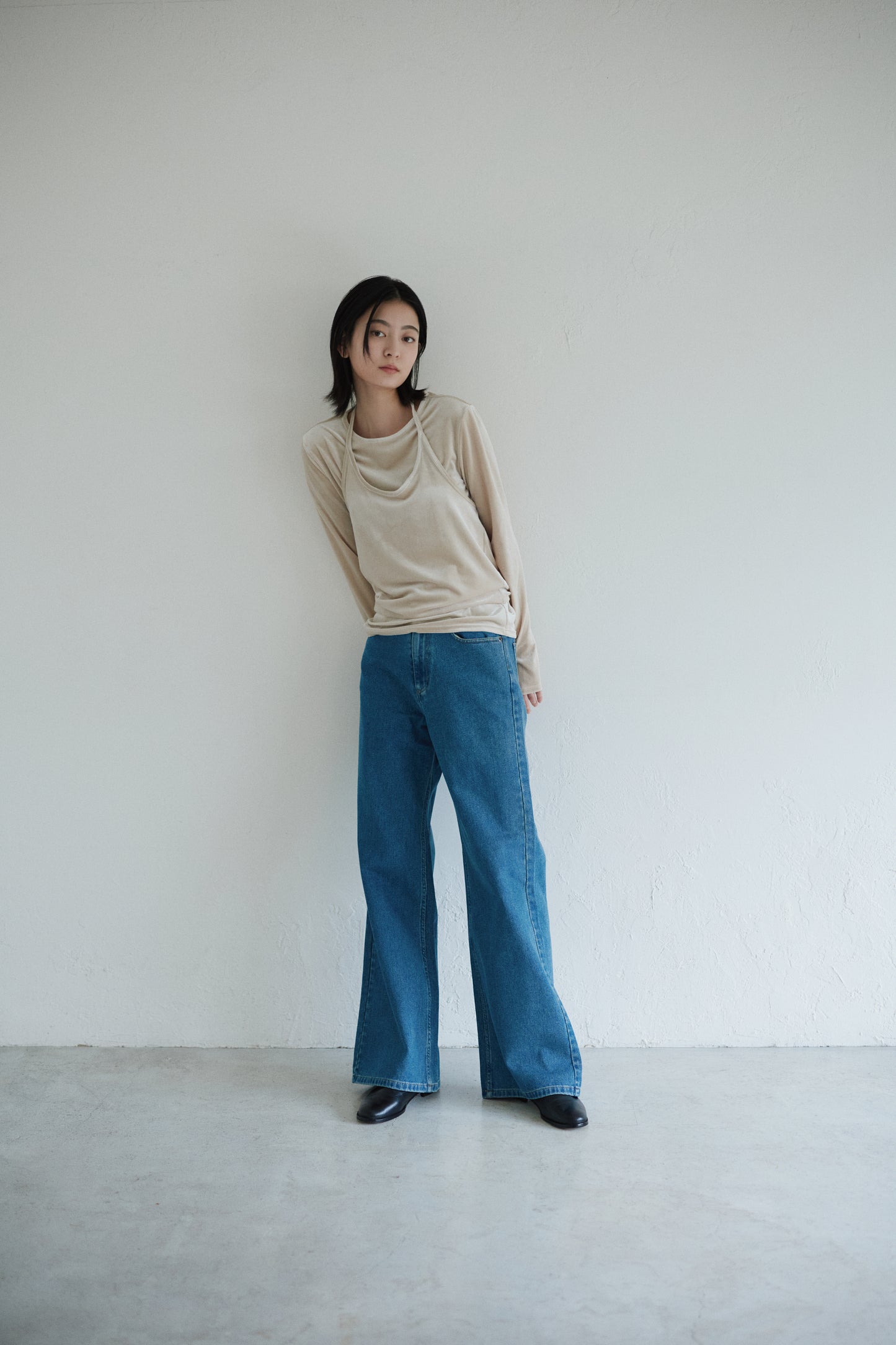 velour layered tops