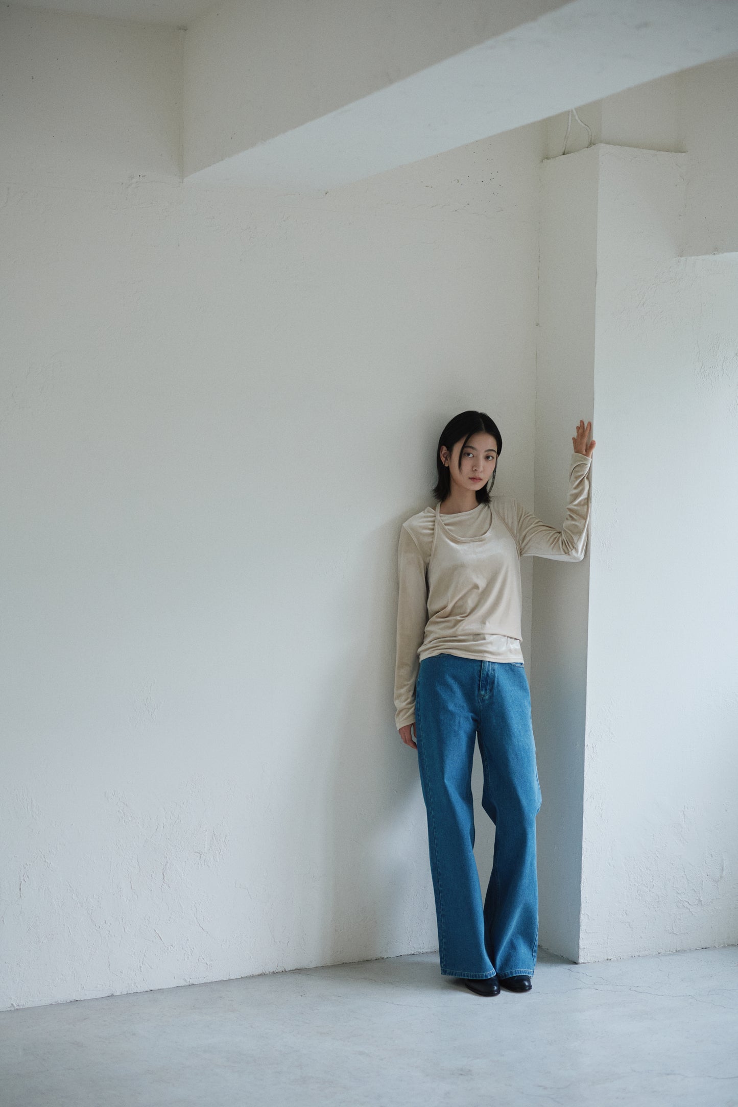 velour layered tops