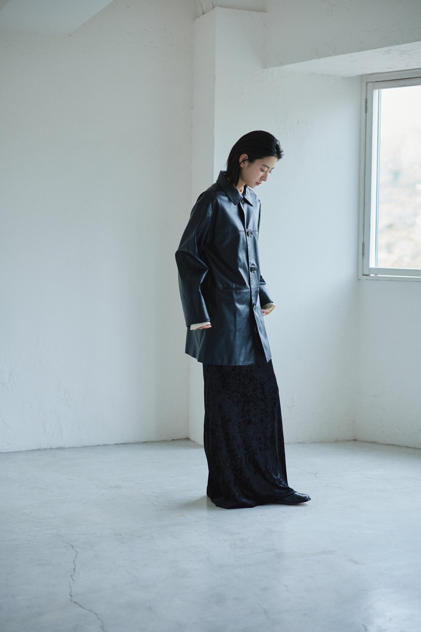 utility eco lether coat