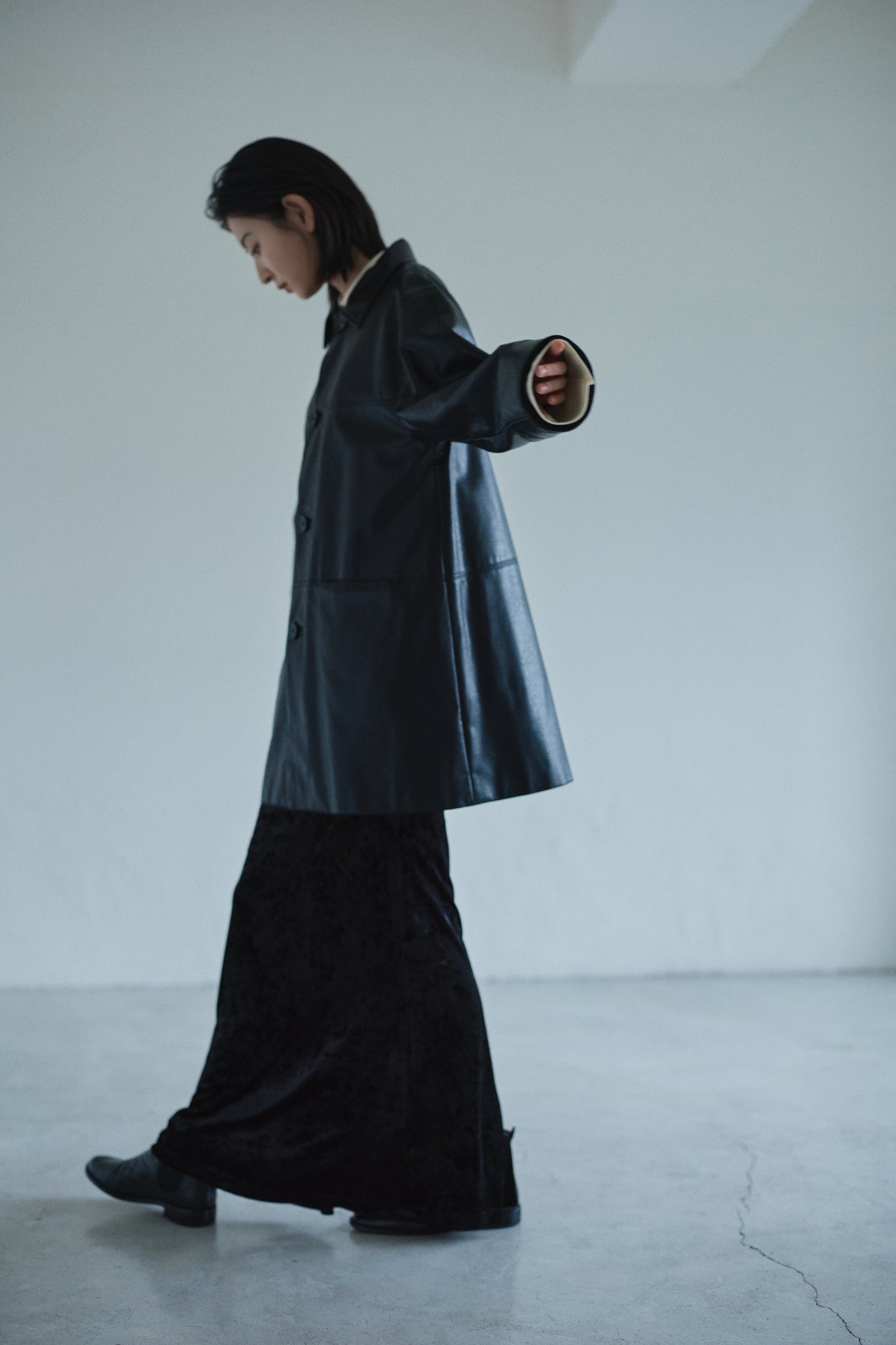 utility eco lether coat