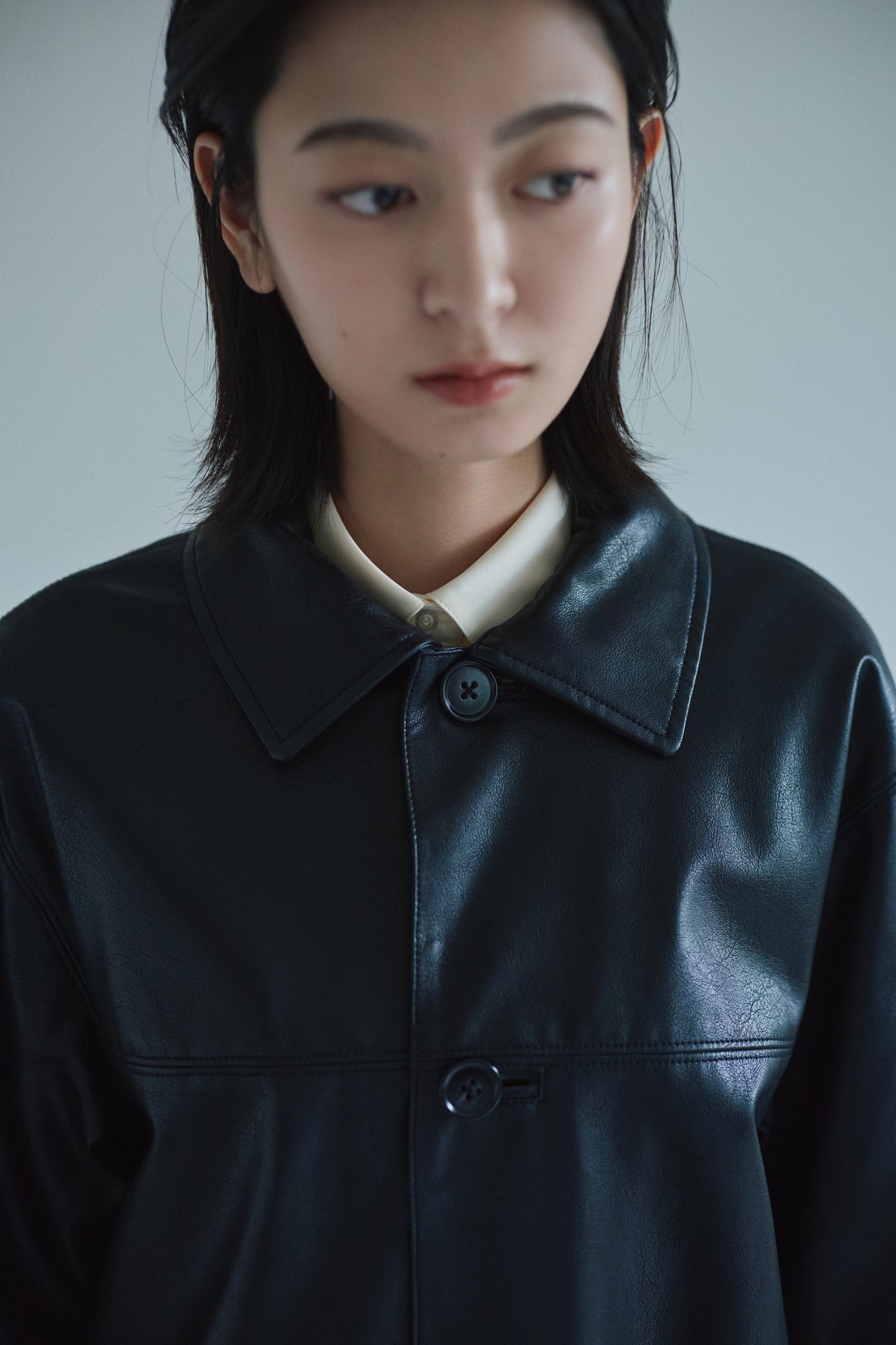 utility eco lether coat