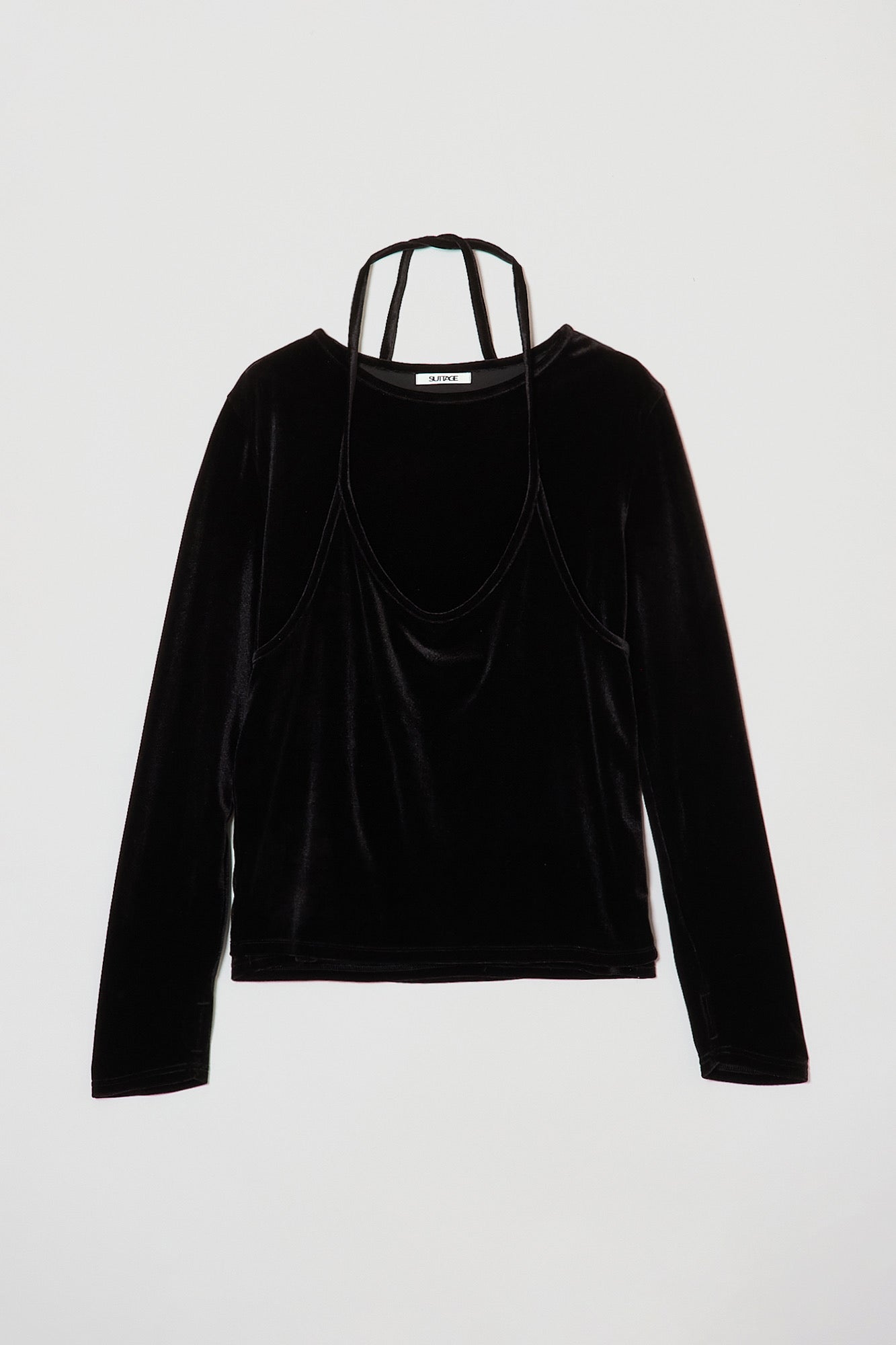 velour layered tops