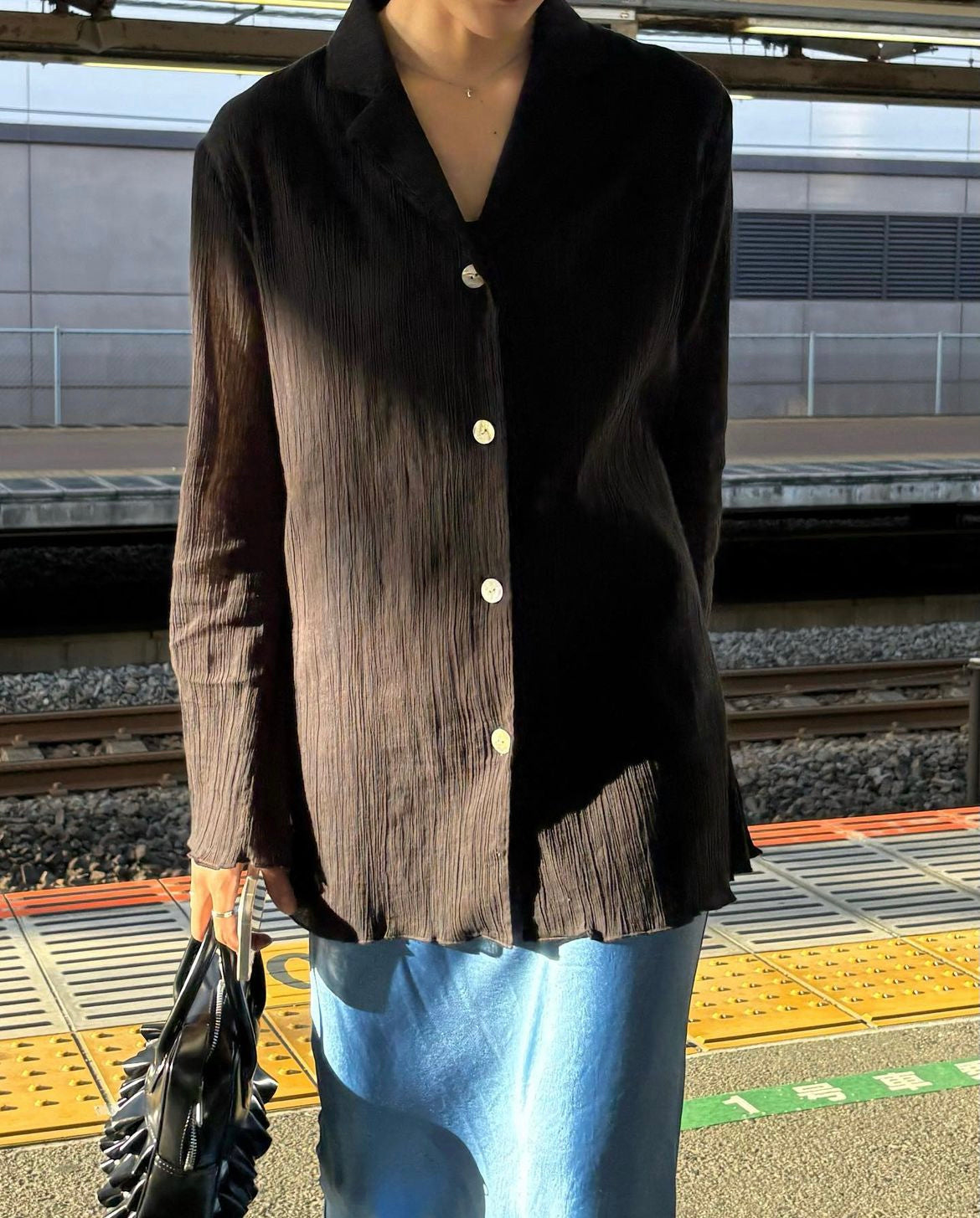 【SALE】cotton sheer shirt JK