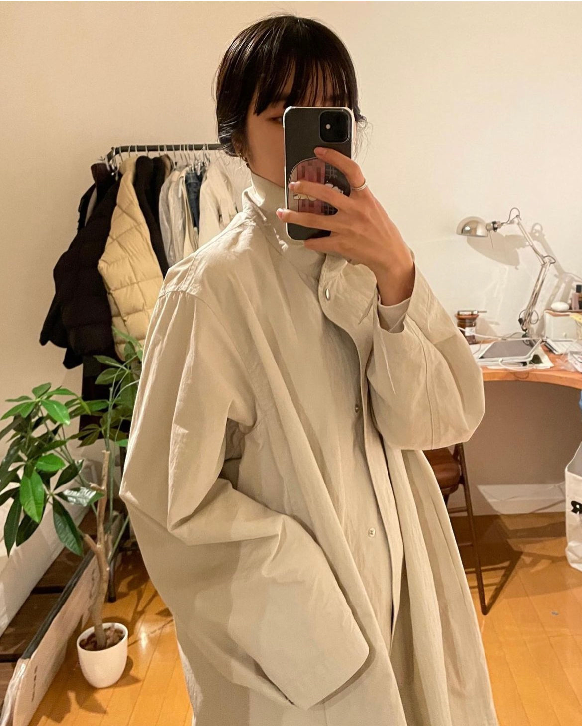 【SALE】washed spr coat