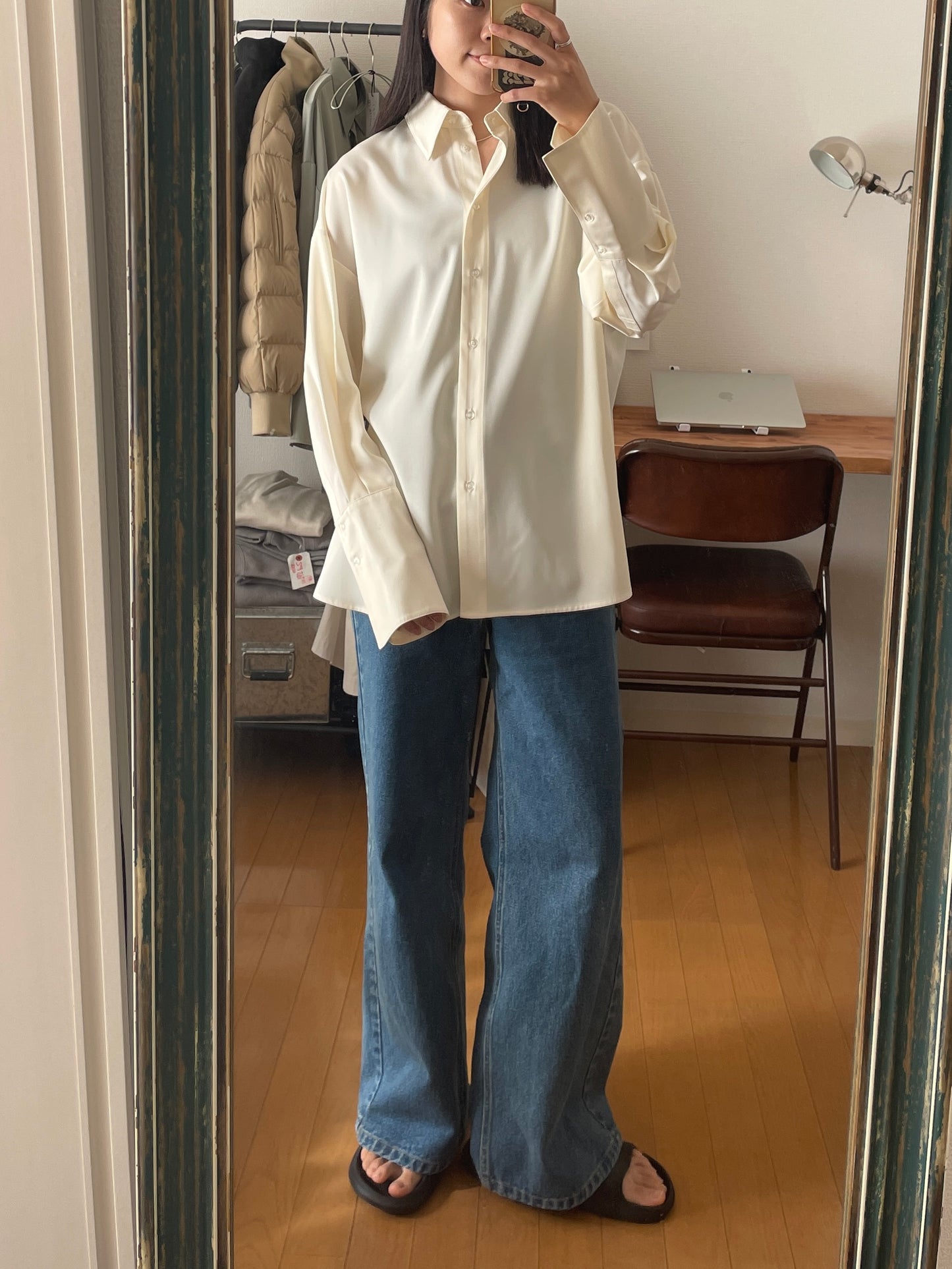 model:163cm ivory