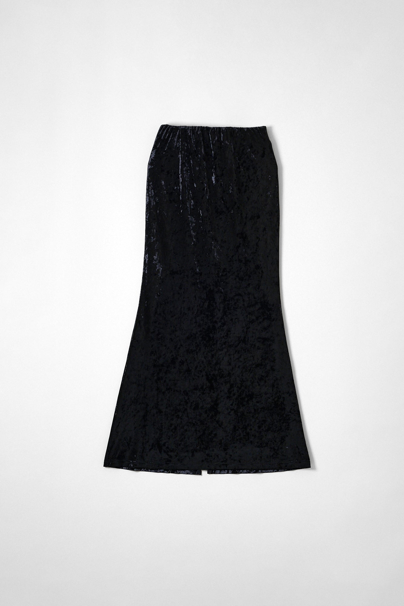 velours slit skirt
