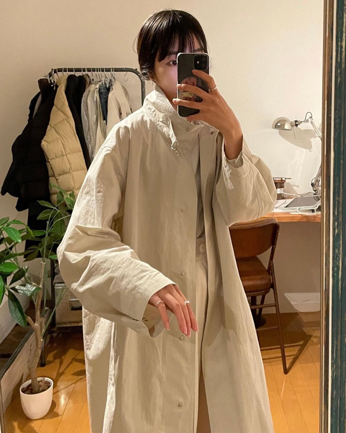 【SALE】washed spr coat