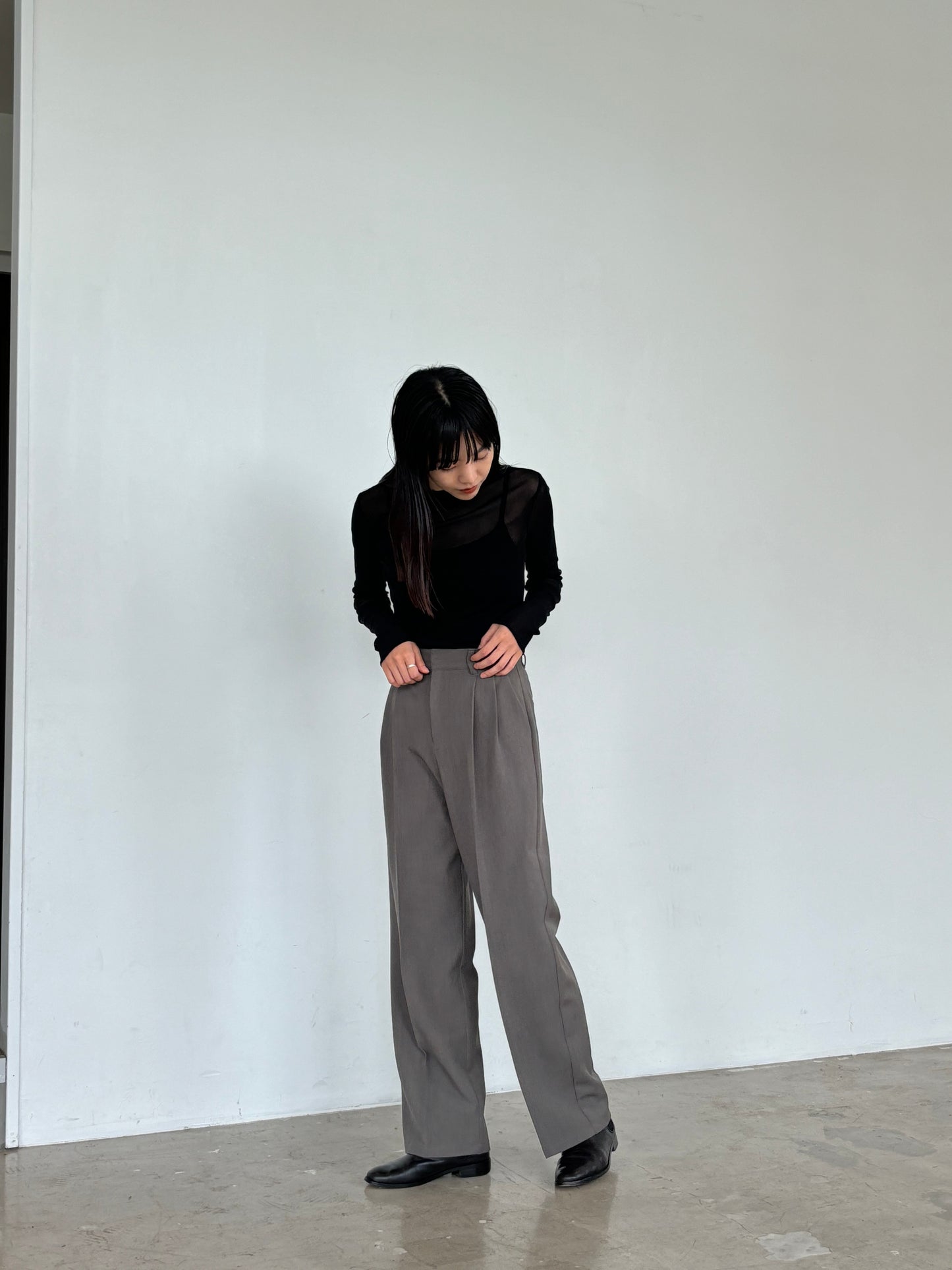model:163cm Mサイズ着用(gray)