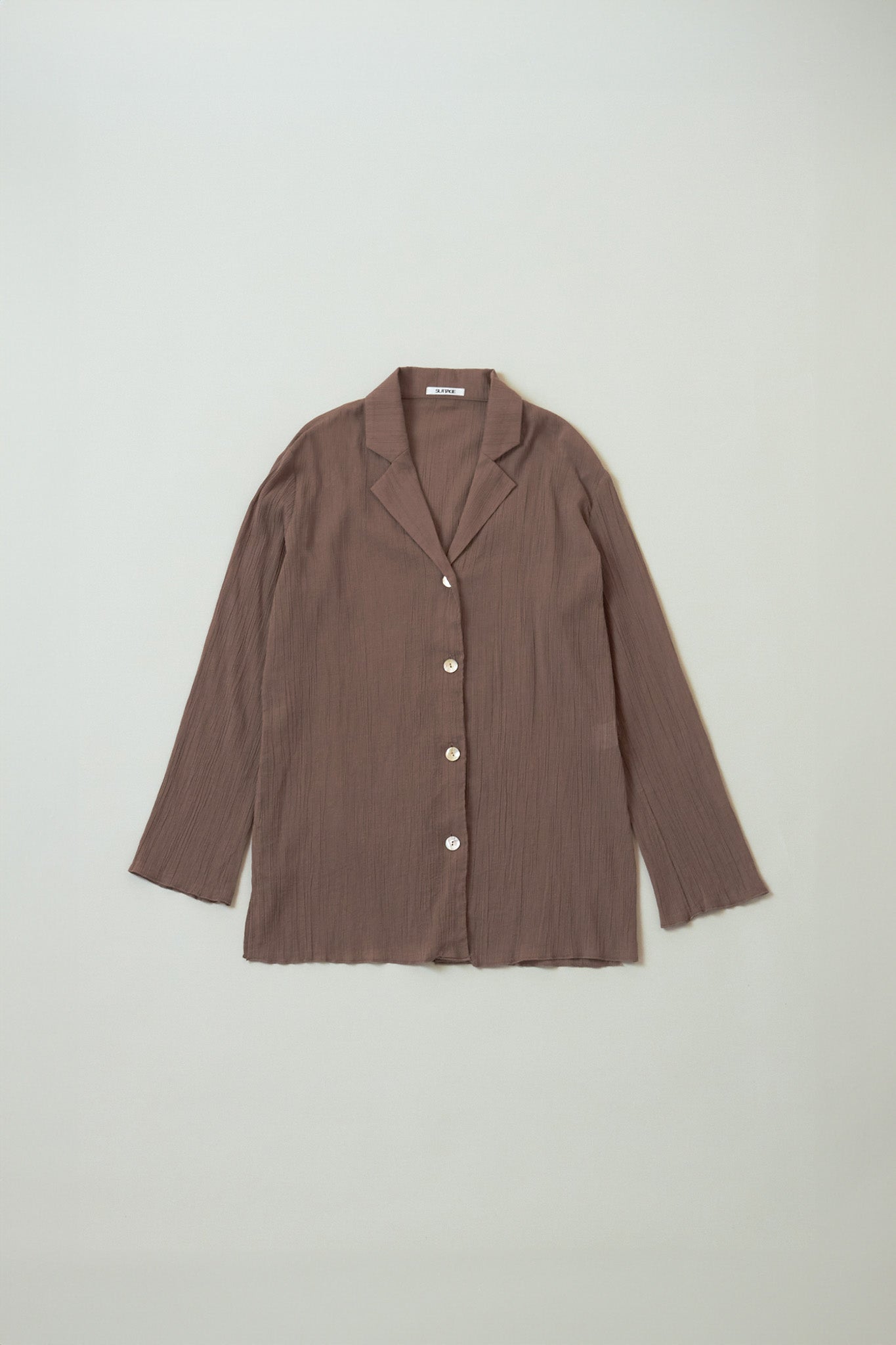 【SALE】cotton sheer shirt JK