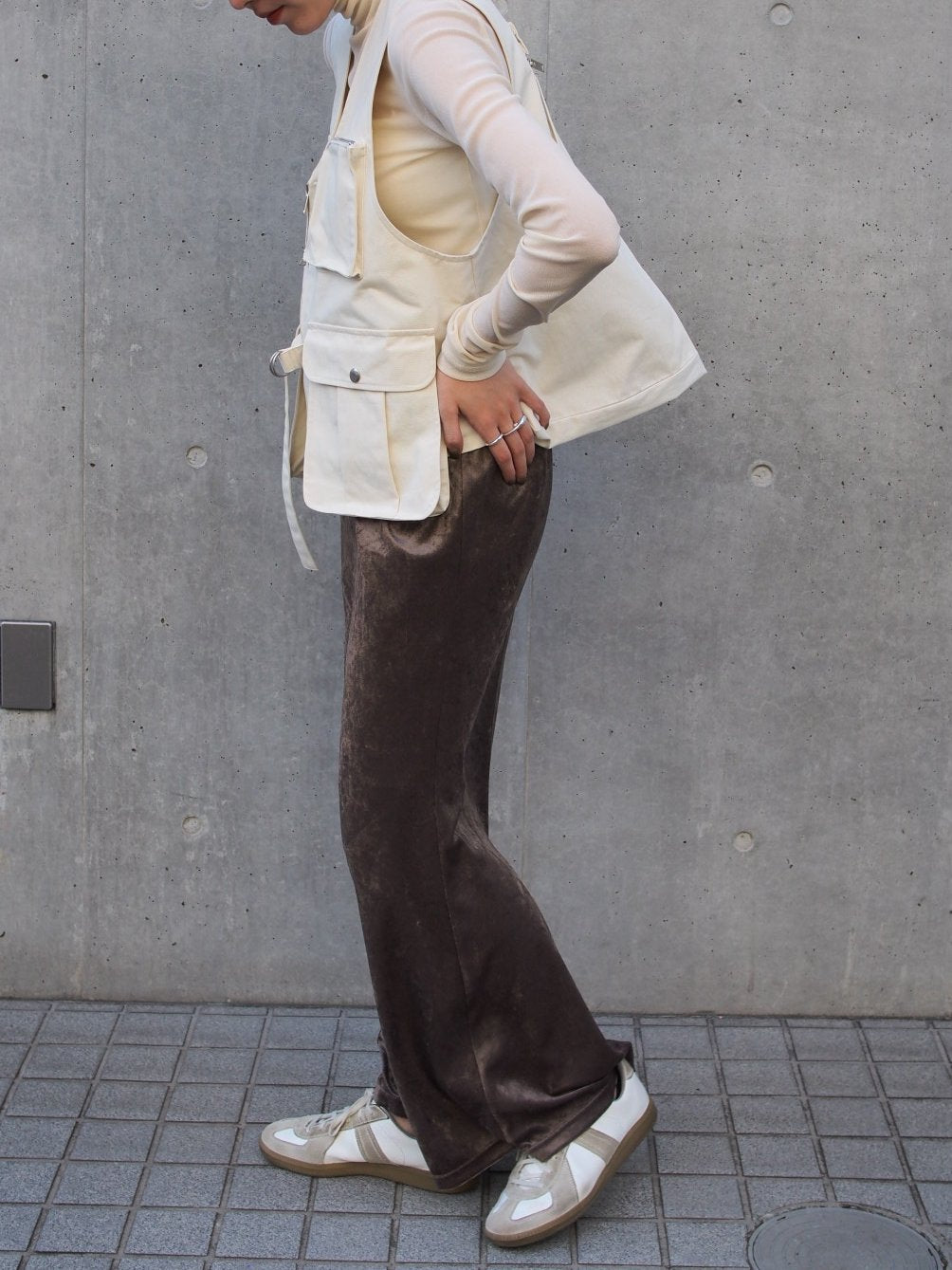 【SALE】sheer high neck