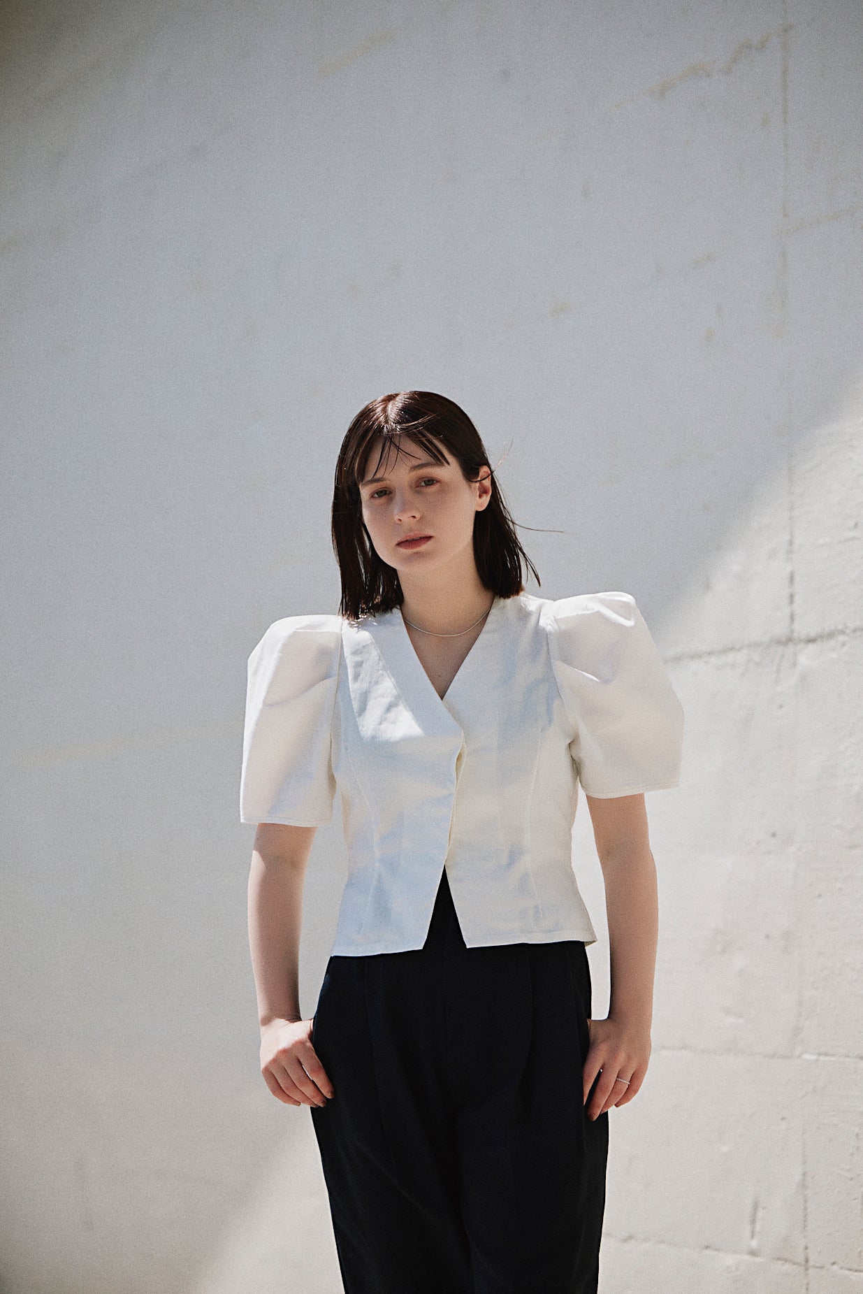 【SALE】volume sleeve blouse