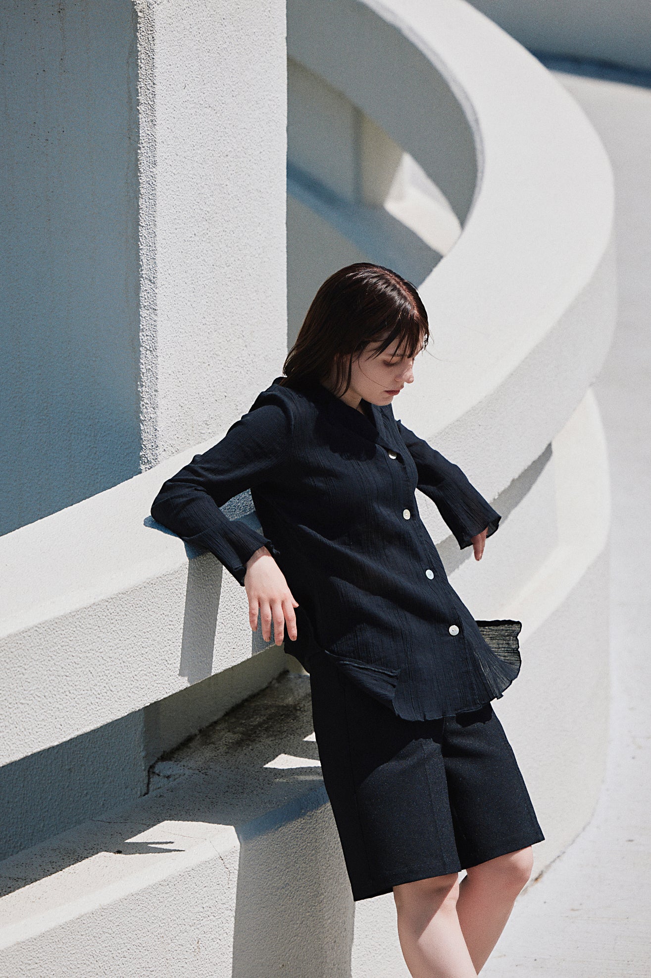 【SALE】cotton sheer shirt JK