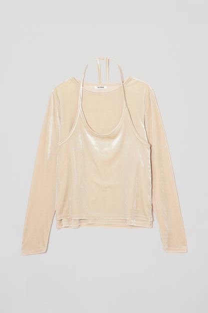 velour layered tops