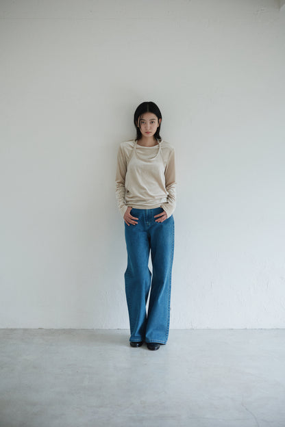 washed aging denim