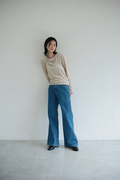 washed aging denim