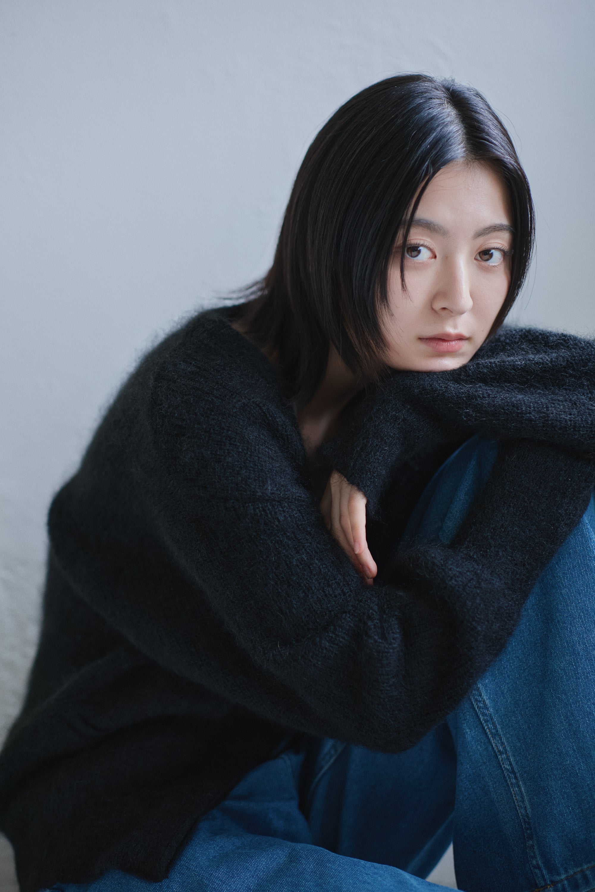 kid mohair cardigan ＜SUITAGE PREMIUM / MADE IN JAPAN＞ – SUITAGE