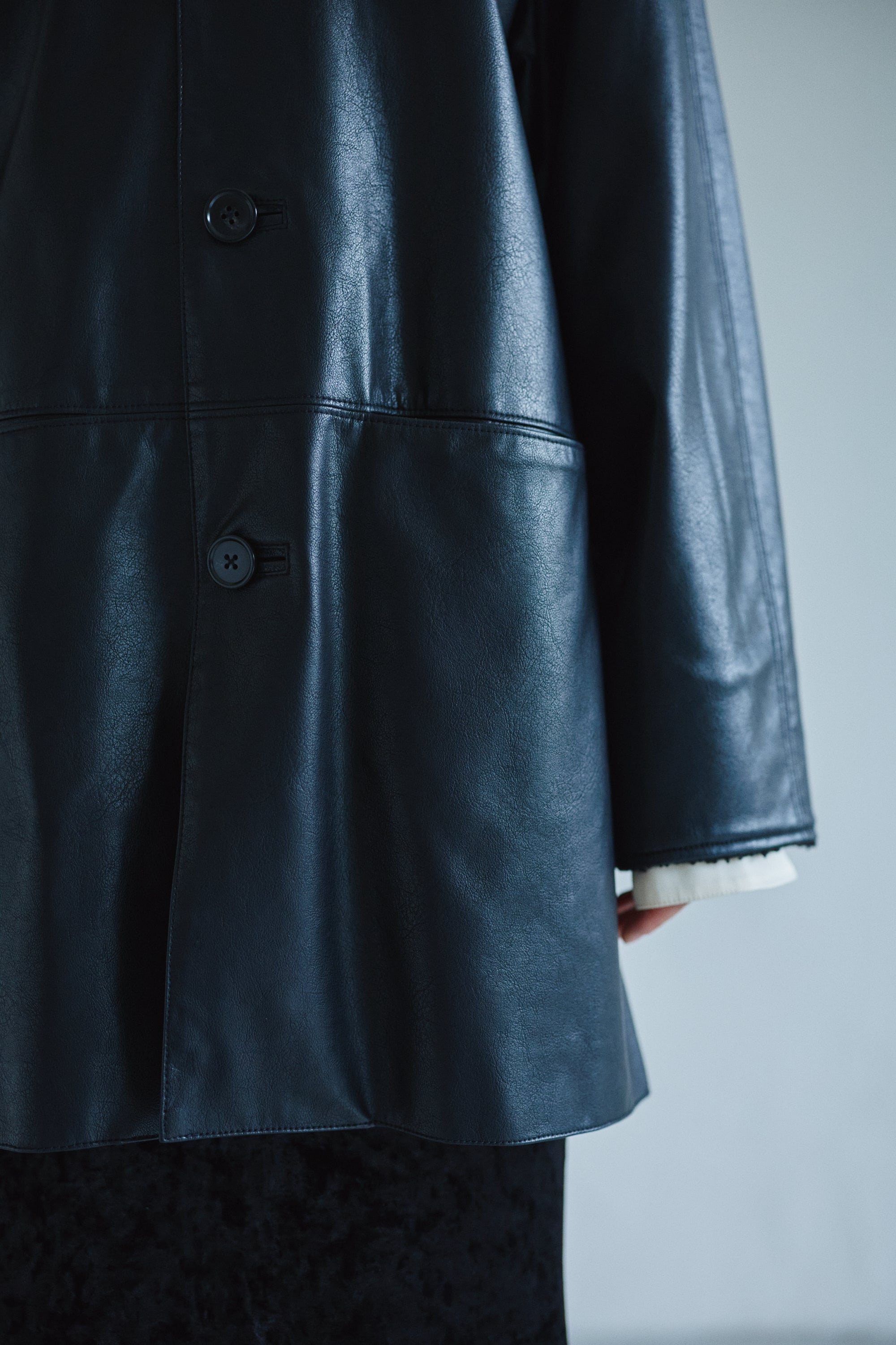 SALE】utility eco lether coat – SUITAGE online store