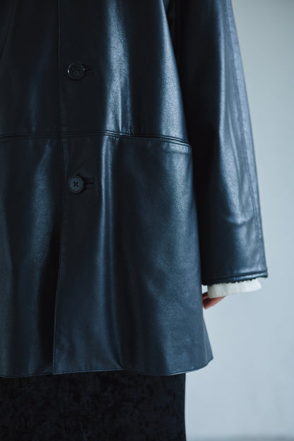 utility eco lether coat