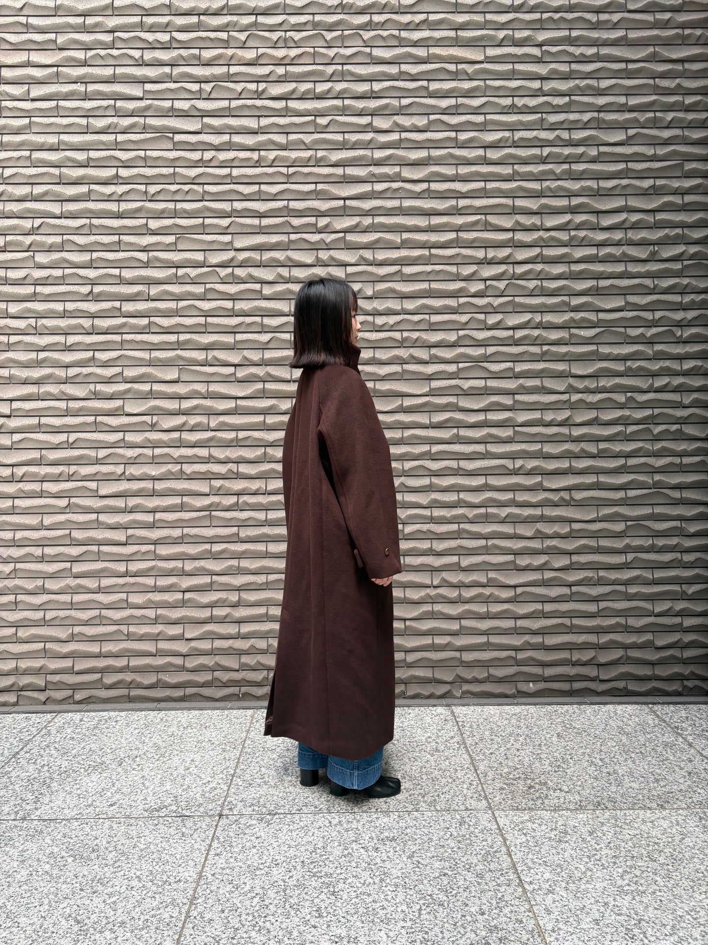 153cm Ｍサイズ着用(ヒールあり)